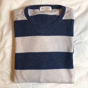 J.Crew Cotton Cashmere Large Crewneck Sweater